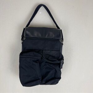 Prada nylon present chic tote wine carrier bag